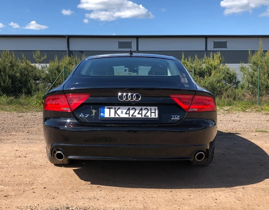 Audi A7 cena 62000 przebieg: 244146, rok produkcji 2010 z Kielce małe 191